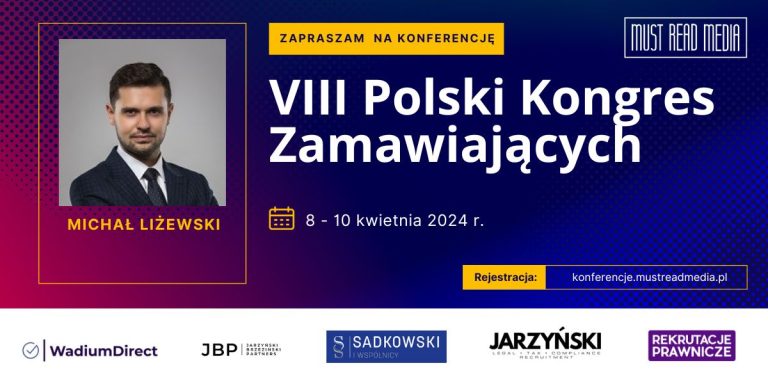 VIII edycja Polskiego Kongresu Zamawiających – zapraszamy do udziału